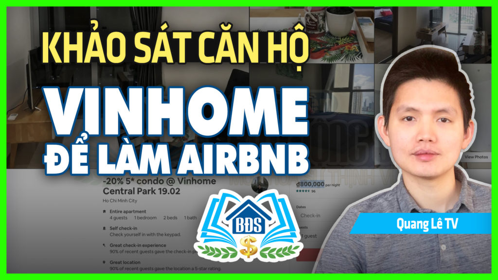 KHẢO SÁT CĂN HỘ VINHOME ĐỂ LÀM AIRBNB